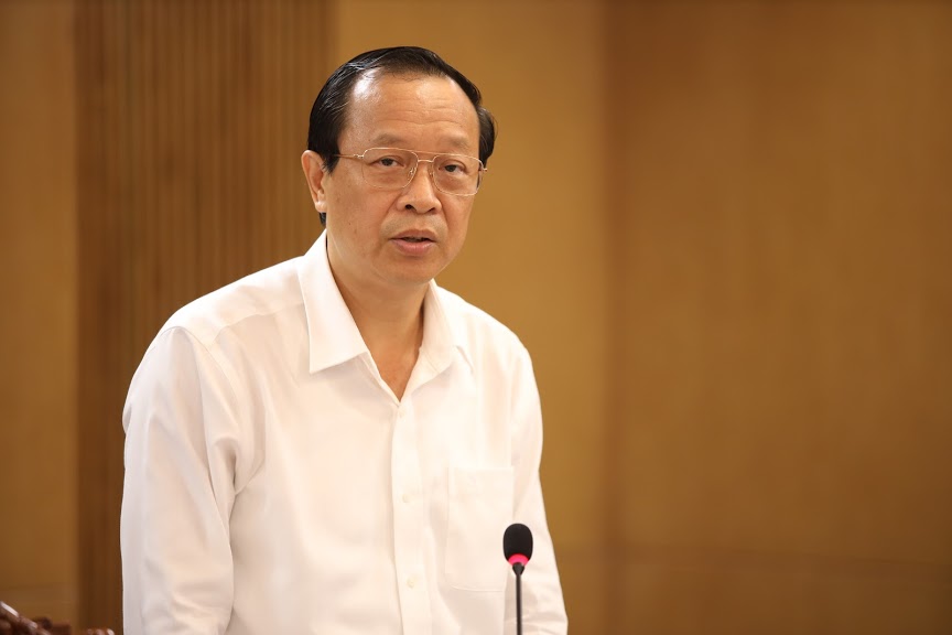 Thứ trưởng Bộ GD&ĐT Phạm Ngọc Thưởng phát biểu tại hội nghị.
