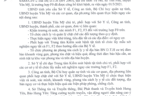 CÔNG VĂN SỐ 440/UBND-KGVX ỦY BAN NHÂN DÂN TỈNH HƯNG YÊN