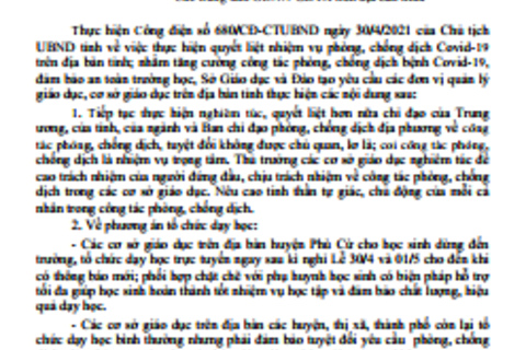CÔNG VĂN SỐ 702/SGDĐT-CTTT-GDCN SỞ GIÁO DỤC VÀ ĐÀO TẠO