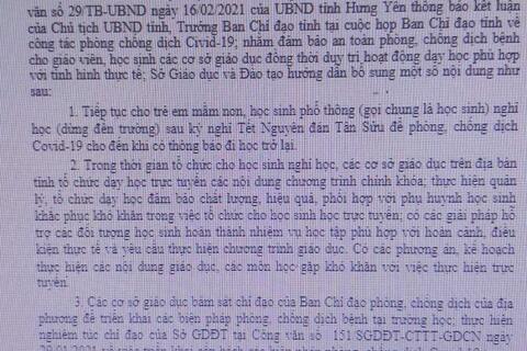 Công văn số 213/SGDĐT-CTTT-GDCN SỞ GIÁO DỤC VÀ ĐÀO TẠO